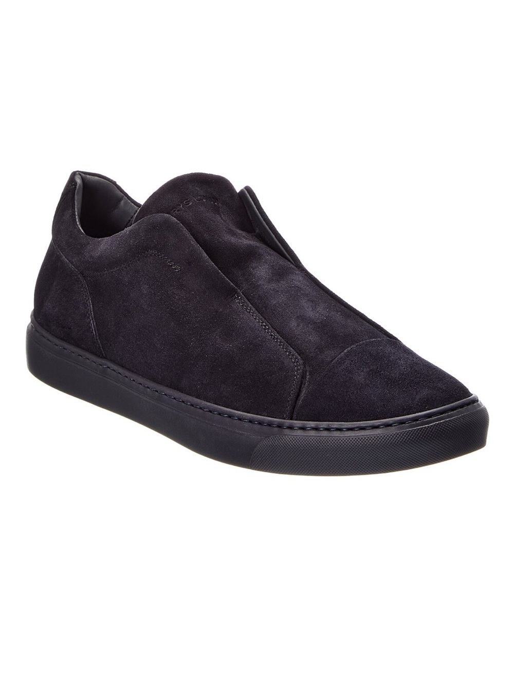 Harry's of London Aaron Velvet Suede Sneaker Dark Navy